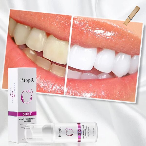 dentifrice mousse des dents à la menthe, nettoyage buccal, blanchiment des dents