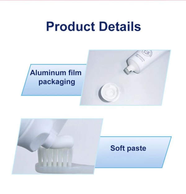 Dentifrice blanchissant pour adultes avec presse-dentifrice