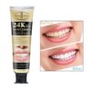 Dentifrice Anti saignement Gingival or 24K, élimine les taches de Plaque dentaire
