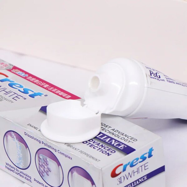 crest 3d white dentifrice 3D blanc brillant, 10 pièces