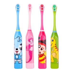 Brosse à dents électrique Sonic pour enfants, dessin animé, hygiène buccale, soins des dents
