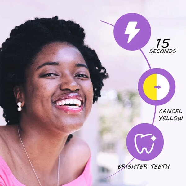 14357-096735.jpg Hismile Dentifrice professionnel en mousse violette, blanchiment dentaire, dents lumineuses, haleine fraîche