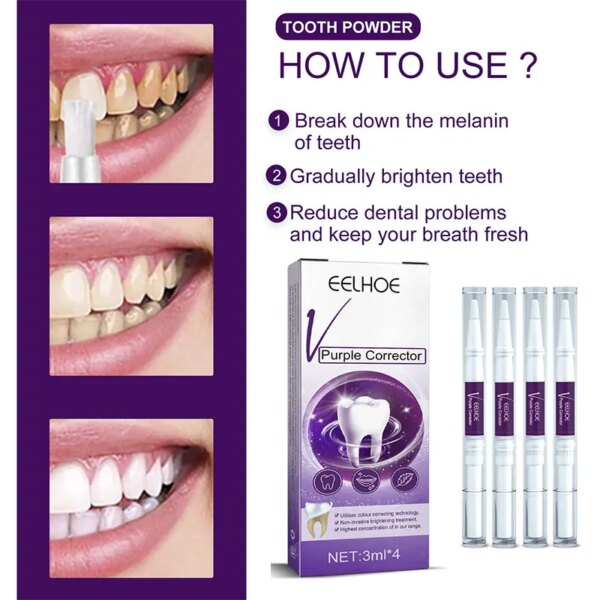 14357-910b8d.jpg Hismile Dentifrice professionnel en mousse violette, blanchiment dentaire, dents lumineuses, haleine fraîche