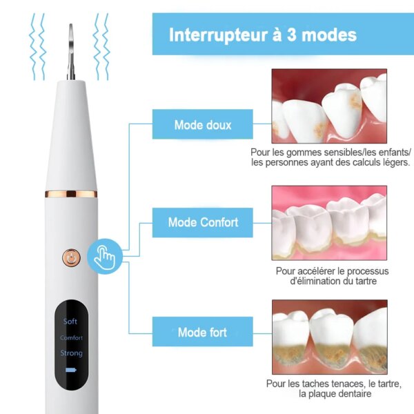detartage dentaire Nettoyeur de dents à ultrason