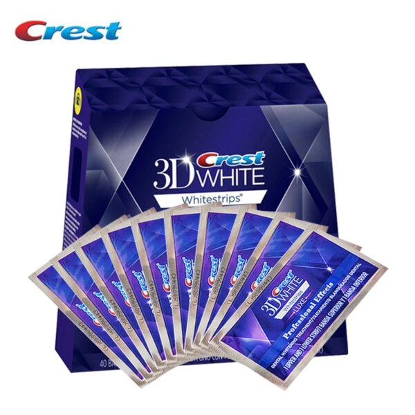 crest 3d white Bandes blanches de LUXE 3D