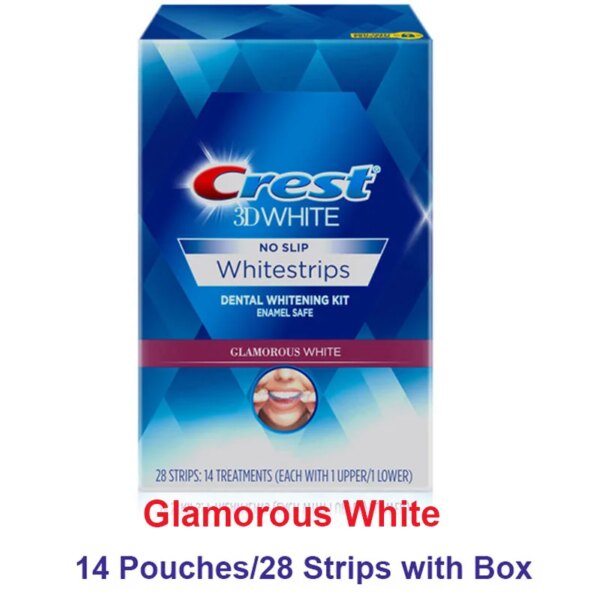 crest 3d white Kit de blanchiment des dents, effet 3D glamour