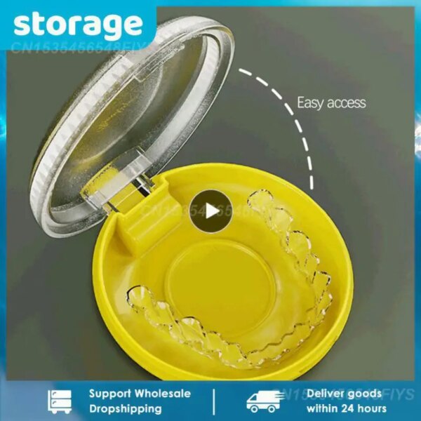 15773-0fa553.jpg Boîte de Rangement Invisible pour Attelles Orthodontiques, Dispositif de Retenue Dentaire Isolant