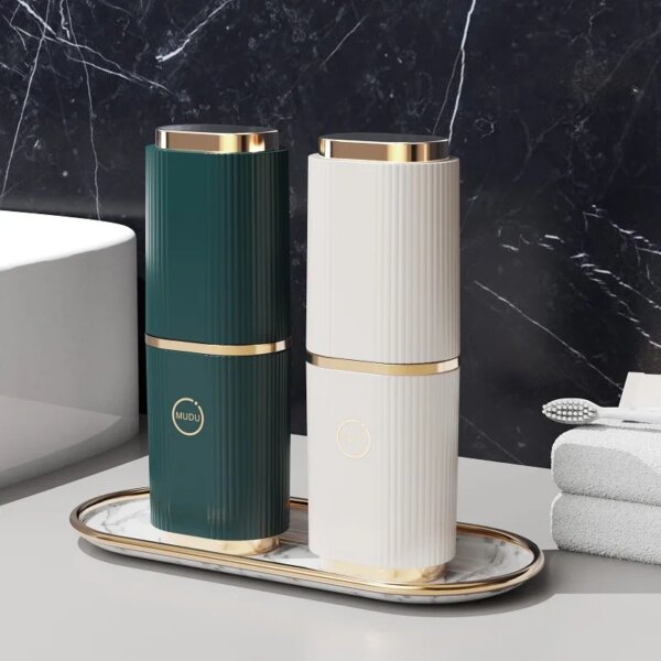 Ensemble de gobelets de lavage de voyage portables, boîte de rangement, dentifrice, brosse à dents