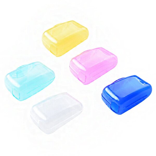 Boîte de rangement de voyage pour brosse à dents, couvercle de brosse à dents, boîte de rangement 5 dans la boîte à cosmétiques