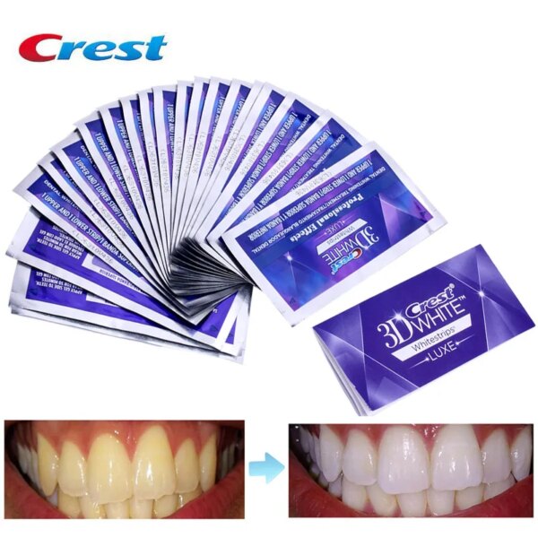 crest 3d white bandes de blanchiment des dents 3D