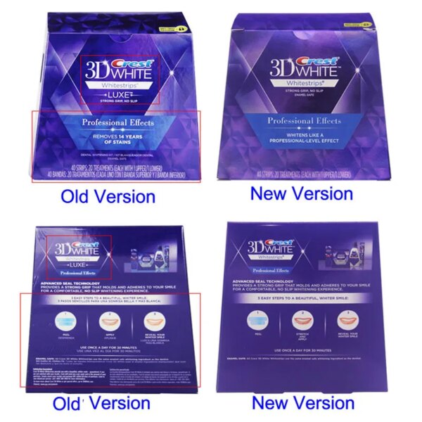 crest 3d white bandes de blanchiment des dents 3D