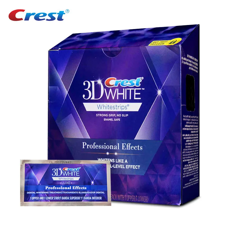 crest 3d white Bande de blanchiment des dents cres