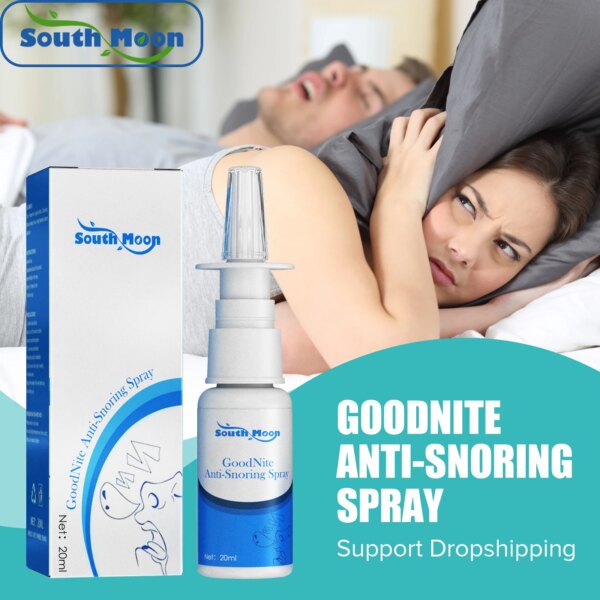 Spray Anti-ronflement pour améliorer le sommeil, soulagement de la respiration, traitement de la grippe