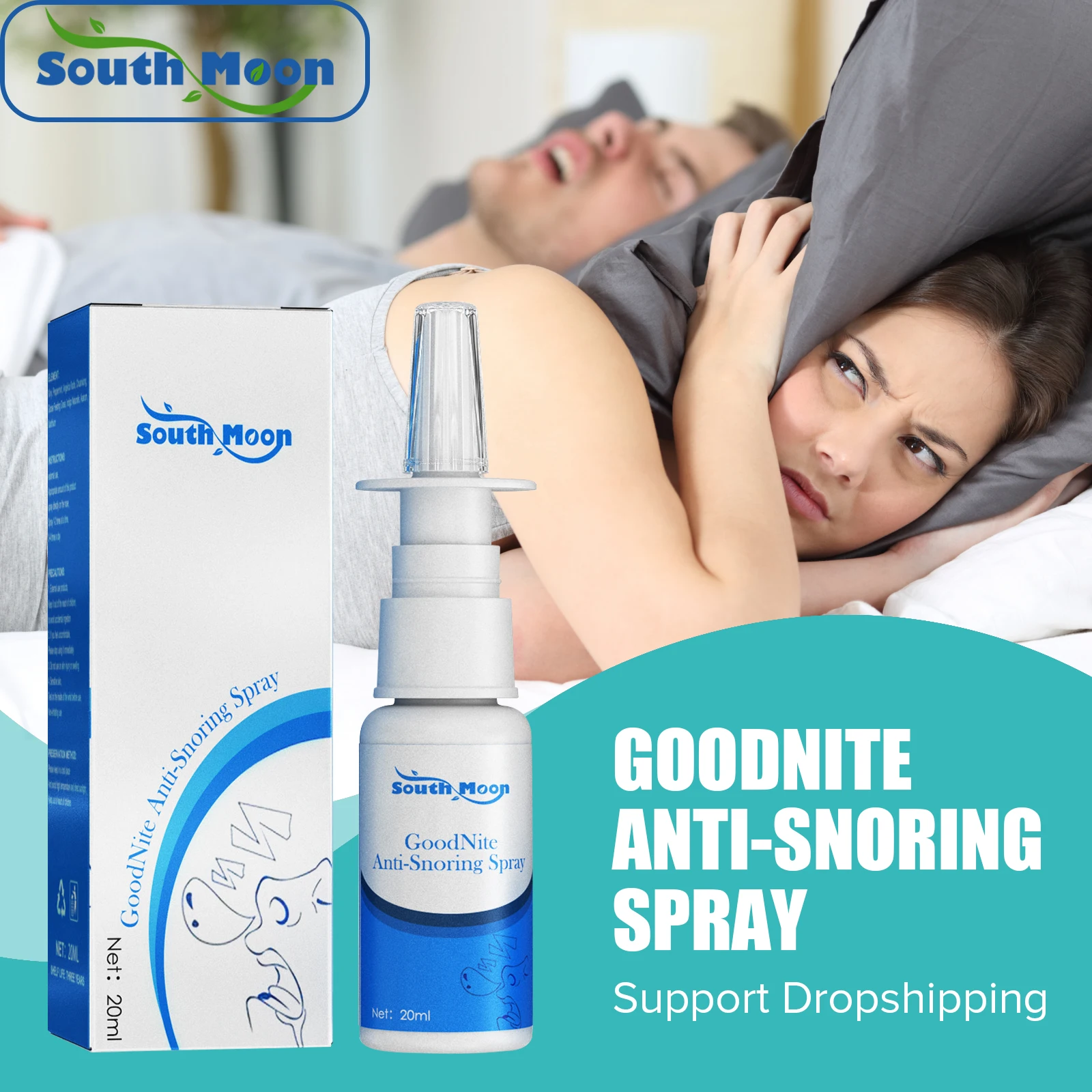 Spray Anti-Ronflement Nasal 20ML – Respiration Plus Fluide