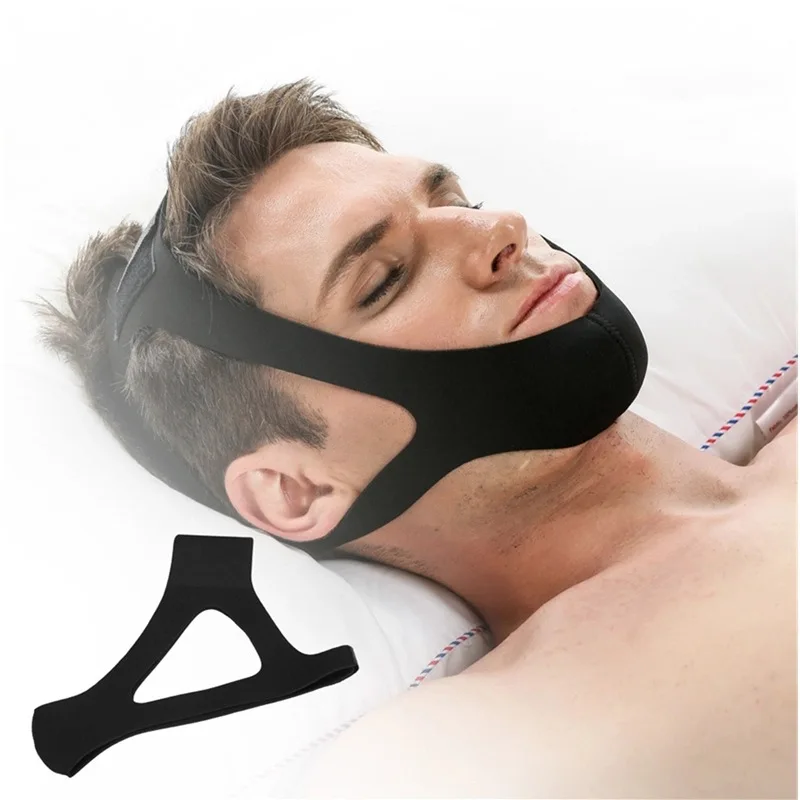 Ceinture Anti-Ronflement Mentonnière Réglable