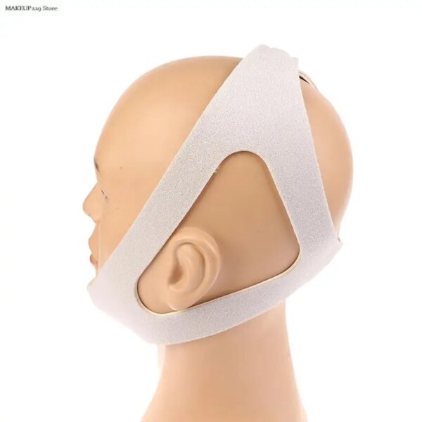 Sangle de ruisseau anti-ronflement en nylon élastique, ceinture respirante anti-sicing, bande respiratoire buccale