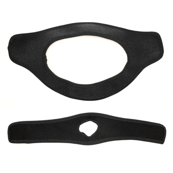Ceinture de ruisseau anti-ronflement en néoprène, anti-apnée, aide au sommeil, noir, bleu
