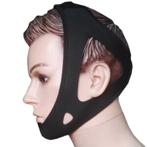Ceinture anti-ronflement réglable, sangle de ruisseau anti-ronflement, support de mâchoire d'apnée, aides au sommeil