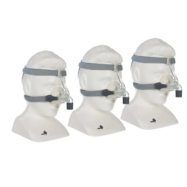 16799-9ddeda.jpg Masque Nasal BMC NM2/NM4 avec coussins en Gel de silicone pour couvre-chef pour Machine