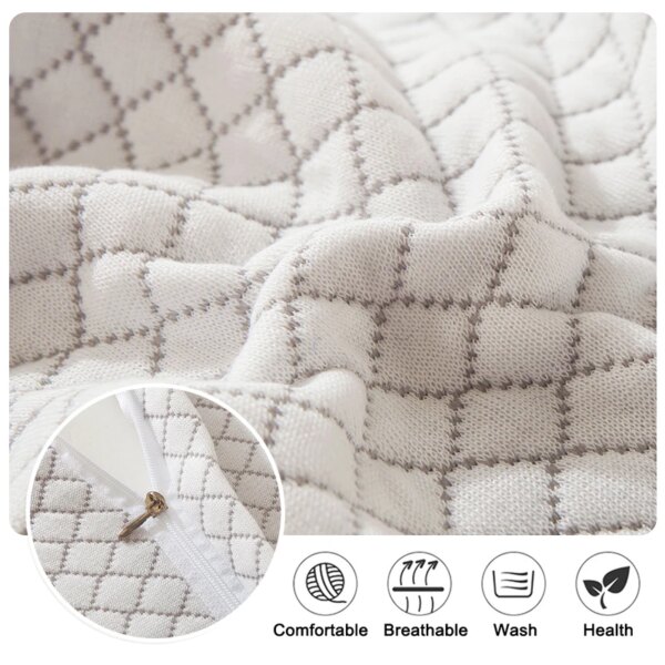 Oreiller en coton à mémoire de forme pour adultes, oreiller confortable pour le cou, orthèses fonctionnelles