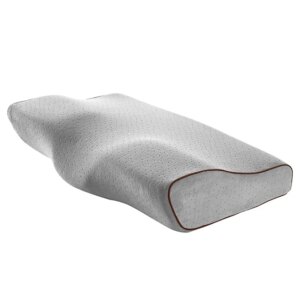 Oreiller en coton à mémoire de forme pour adultes, oreiller confortable pour le cou, orthèses fonctionnelles
