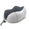 Oreiller de voyage en forme de U en mousse à mémoire de forme pure, oreiller cervical, soutien de la tête et du cou