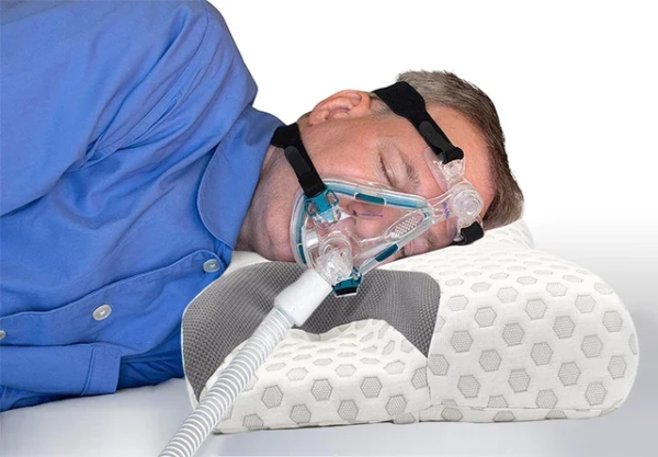 17009-81c716.png Oreiller CPAP en Mousse à Mémoire de Forme – Soutien Cervical Ergonomique