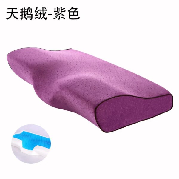 Oreiller en mousse à mémoire de forme, anti-ronflement, pour le cou, gel de sommeil, décoration de la maison, 1 pièce