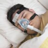 Masque nasal bleu CPI-Confortgel, coussin antarctique avec équipement de sauna