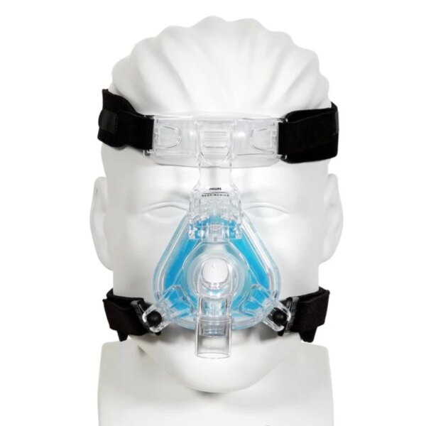 Masque nasal bleu CPI-Confortgel, coussin antarctique avec équipement de sauna