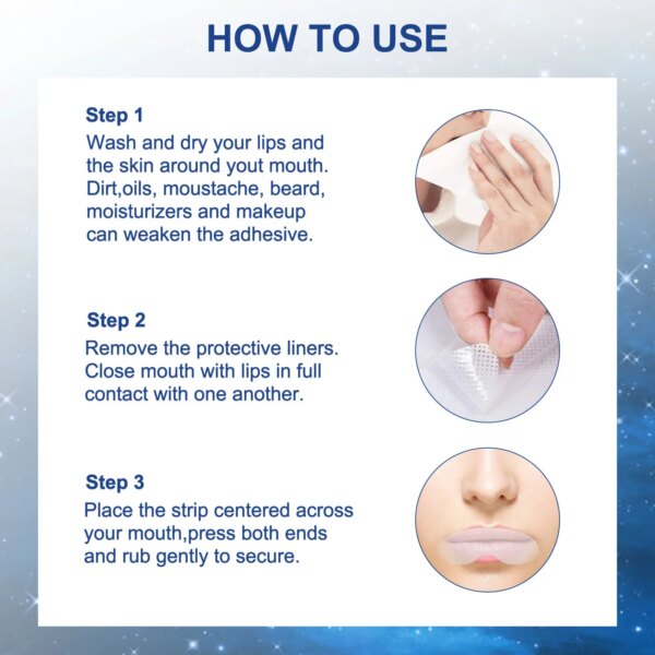 90/30Pcs Sommeil Bandes Bouche Bandes Anti-Ronflement