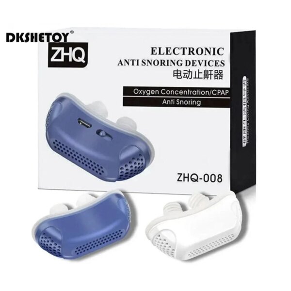Appareil électrique anti-ronflement, double vortex, alimentation en air, portable, confortable, aide au sommeil