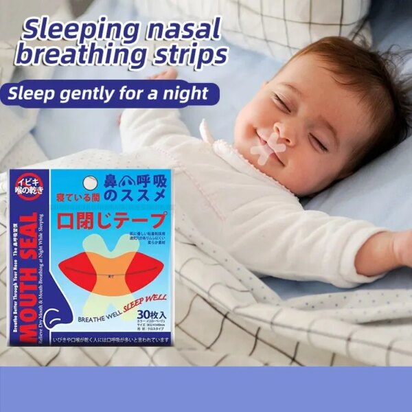 Bande anti-sicing pour la bouche, aide au sommeil, bouchon respiratoire, autocollant de soins de santé en antarctique