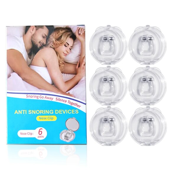 Dispositif de confort nasal en silicone magnétique – pour hommes et femmes