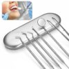 kit blanchiment dentaire professionnel Détartreur de Tartre et Faucille à Miroir Spatule de Sélection des Dents