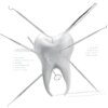 kit blanchiment dentaire professionnel Détartreur de Tartre et Faucille à Miroir Spatule de Sélection des Dents