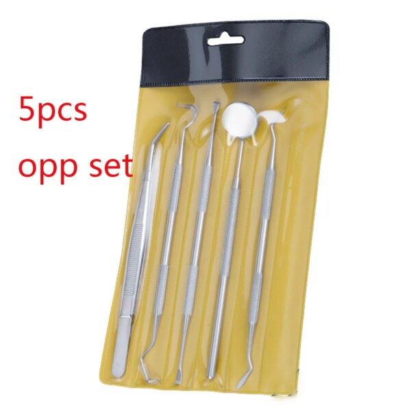 Kit d’Instruments Dentaires en Acier Inoxydable – Détartreur