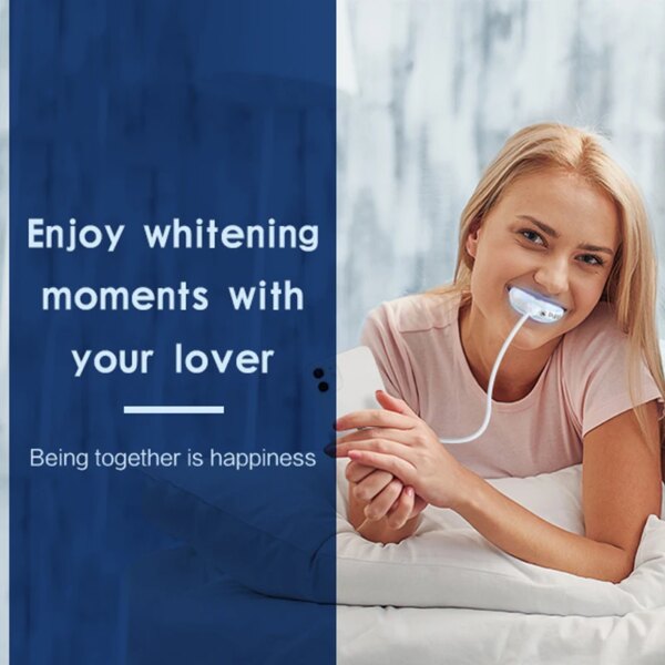 kit blanchiment dentaire à lumière LED froide, pour les dents sensibles