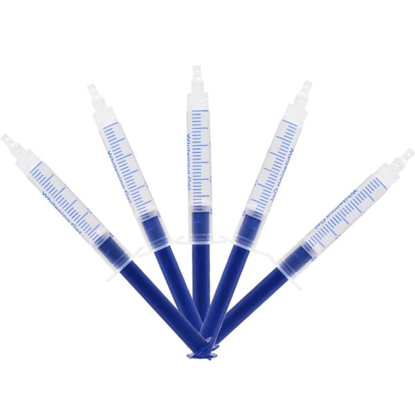 gel blanchiment dentaire, 5 pièces, équipement dentaire léger, 44% peroxyde