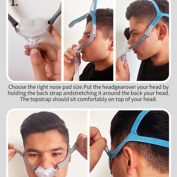 DOCTOesse – Oreillers Nasaux en Forme de Crevette BMC