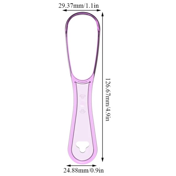 Grattoir de nettoyage de langue réutilisable, 1 pièce, multicolore, soins d'hygiène buccale, outil de brosse