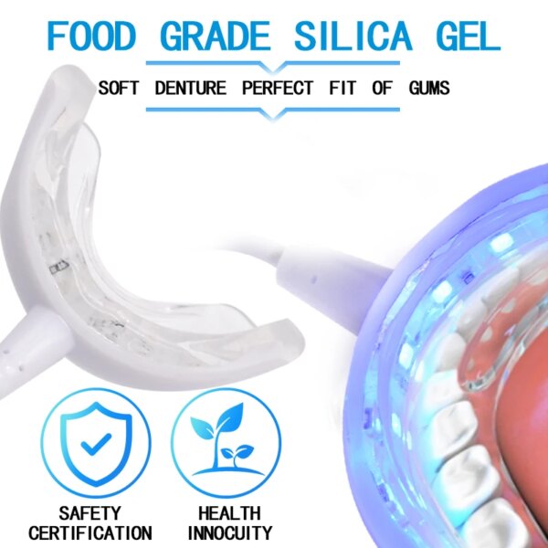 kit blanchiment dentaire des dents LED intelligent, Portable