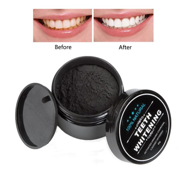 charbon dent 30g, dentifrice puissant, charbon de bois, soins d'hygiène buccale