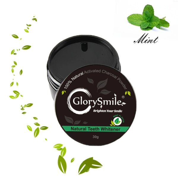 Poudre de blanchiment des dents au charbon actif