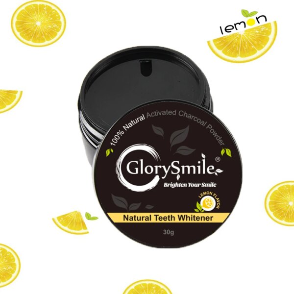 Poudre de blanchiment des dents au charbon actif