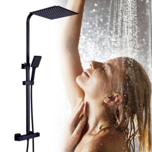 Système de douche avec douche pluie et douche à main