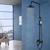 23140-a472c3.jpg Colonne de Douche en Laiton Noir avec Long Bec Rotatif