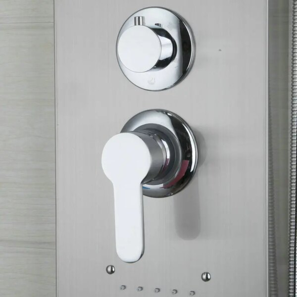 Colonne de douche en laiton massif de haute qualité, poignée murale, douchette à main