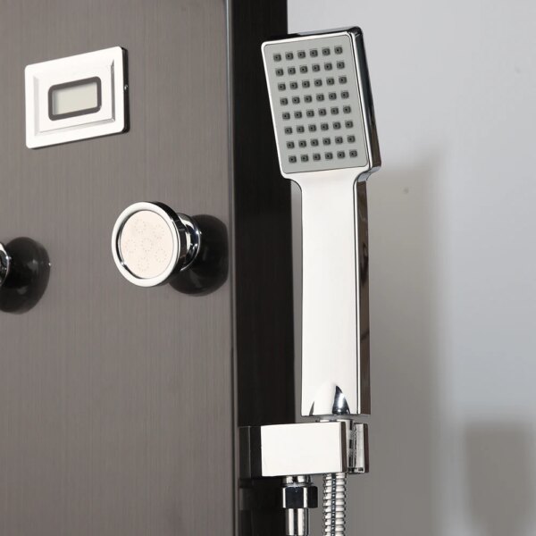 23212-2c8562.jpg Colonne de Douche Murale Effet Pluie en Dégradé Brossé