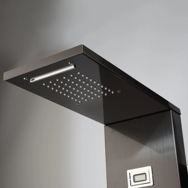 23212-656072.jpg Colonne de Douche Murale Effet Pluie en Dégradé Brossé